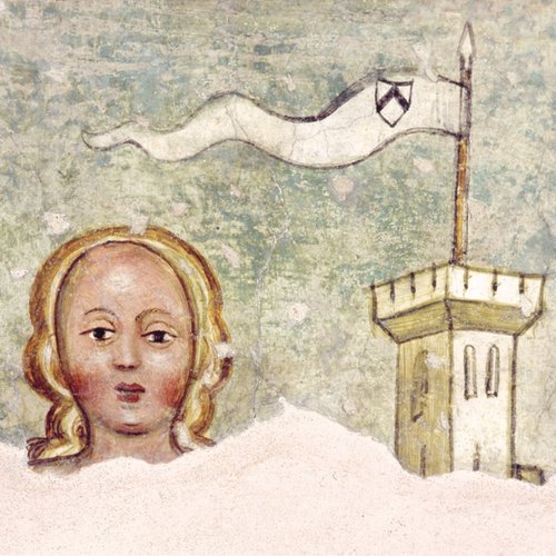 La Giustizia, sec. XV, affresco nell’atrio del Palazzo