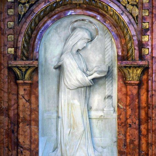 Paolo Passamai (su disegno di Domenico Rupolo), Paliotto, 1920, particolare