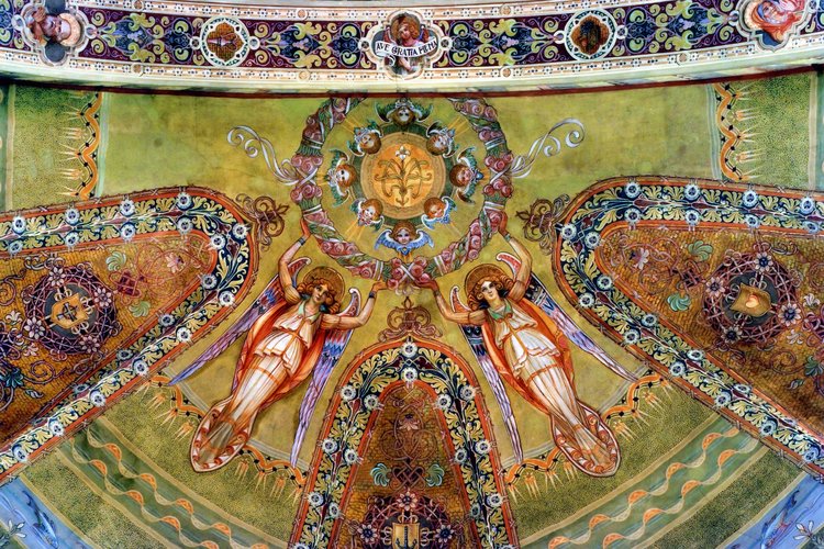 Tiburzio Donadon, Catino absidale, particolare, 1920 ca.