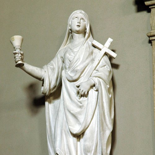 Chiesa della Beata Vergine del Carmine, statue delle quattordici Virtù, Giovanni e Francesco Bonazza