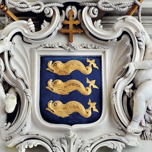 Giovanni Maria Andreoli, Stemma della famiglia Delfino,