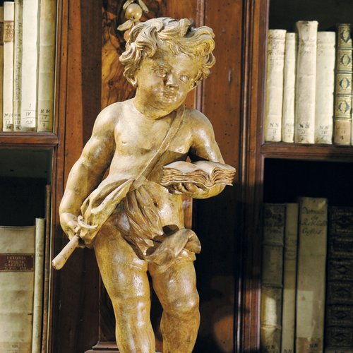 Biblioteca Patriarcale, un putto nel ballatoio, Udine