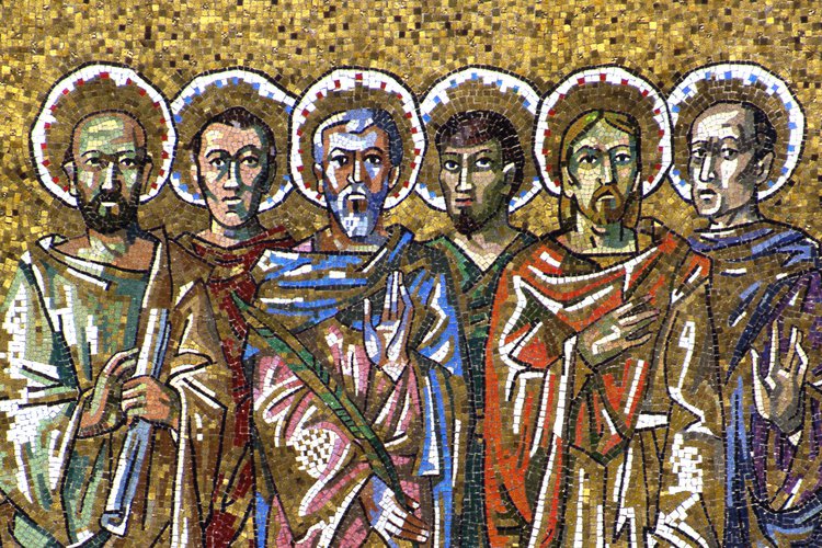 Fred Pittino, Altare del Santissimo Sacramento, 1957 - 1958, Apostoli