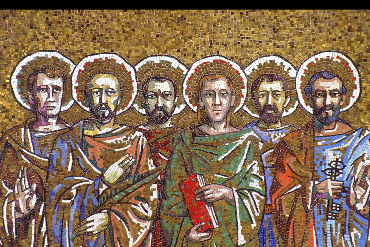 Fred Pittino, Altare del Santissimo Sacramento, 1957 - 1958, Apostoli