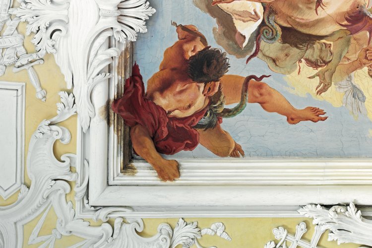 Giambattista Tiepolo, La Caduta degli angeli ribelli, ca. 1726, particolare