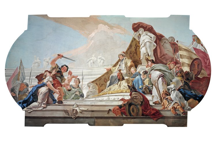 Giambattista Tiepolo, Il giudizio di Salomone, ca. 1727-1729