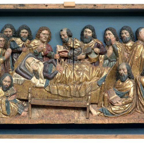 Scultore tirolese, Dormitio Virginis, sec. XV