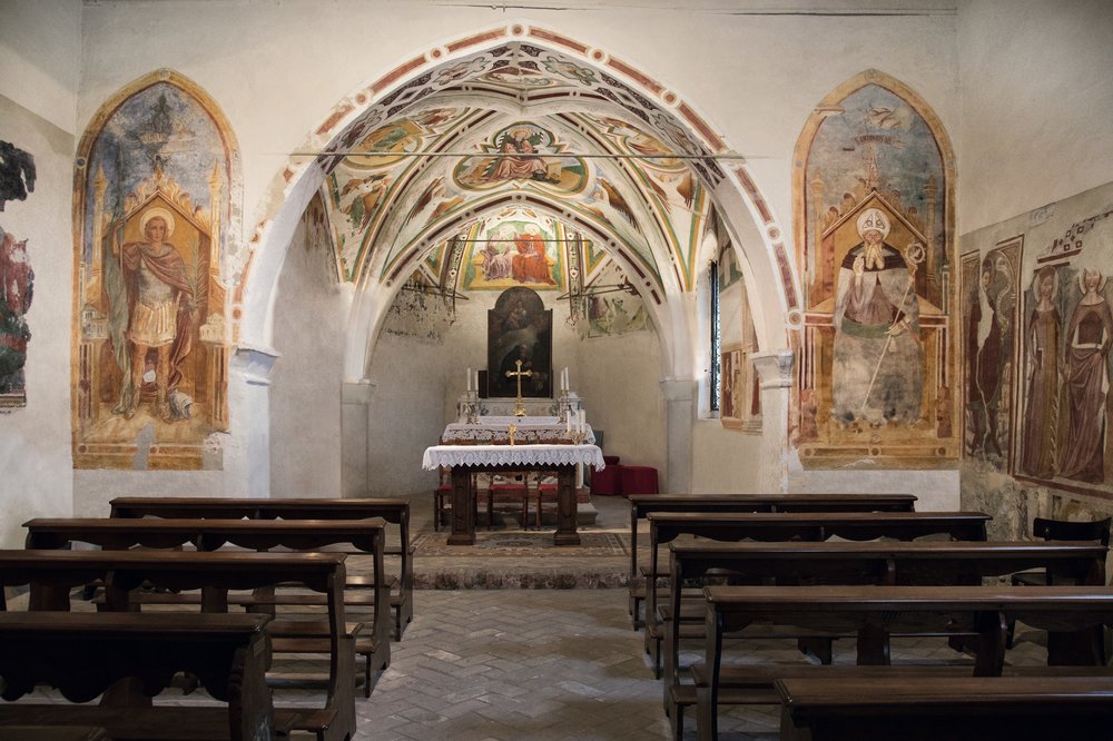 Veduta dell'interno dela chiesetta