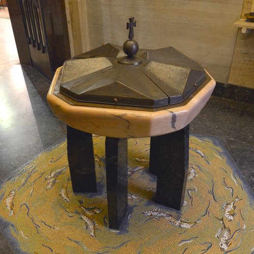 F. Pittino, Battistero, 1961