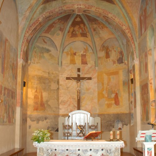 Chiesa di San Martino, veduta del presbiterio, Terzo d’Aquileia