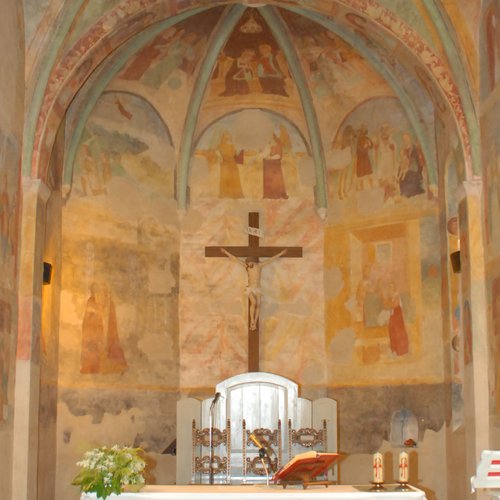 Chiesa di San Martino, veduta del presbiterio, Terzo d’Aquileia