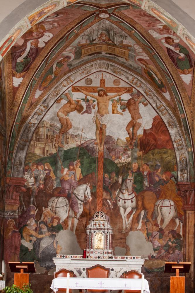 Chiesa di San Leonardo, Gianfrancesco da Tolmezzo, affresci dell'abside, 1496, Provesano