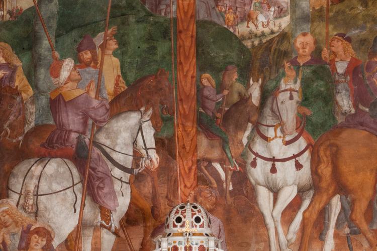 Chiesa di San Leonardo, Gianfrancesco da Tolmezzo, Crocifissione, 1496, Provesano