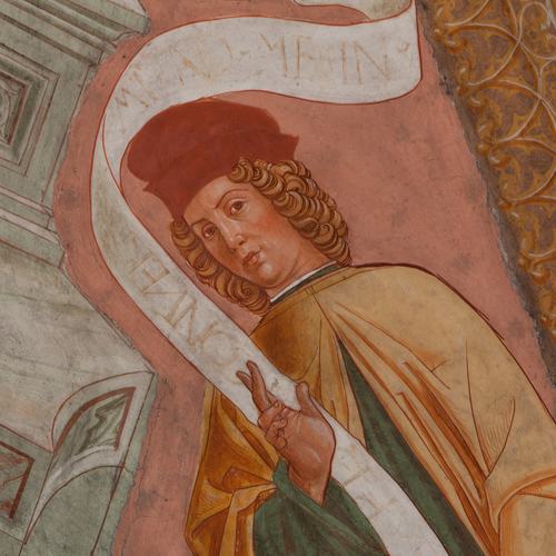 Chiesa di San Leonardo, Gianfrancesco da Tolmezzo, affreschi della volta dell'abside, Profeti, 1496, Provesano