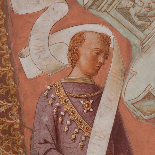 Chiesa di San Leonardo, Gianfrancesco da Tolmezzo, affreschi della volta dell'abside, Profeti, 1496, Provesano
