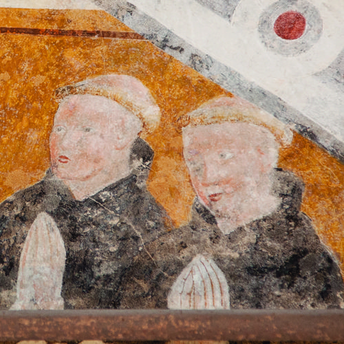 Monaci oranti (particolare)