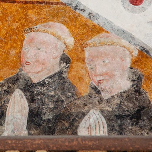 Monaci oranti (particolare)