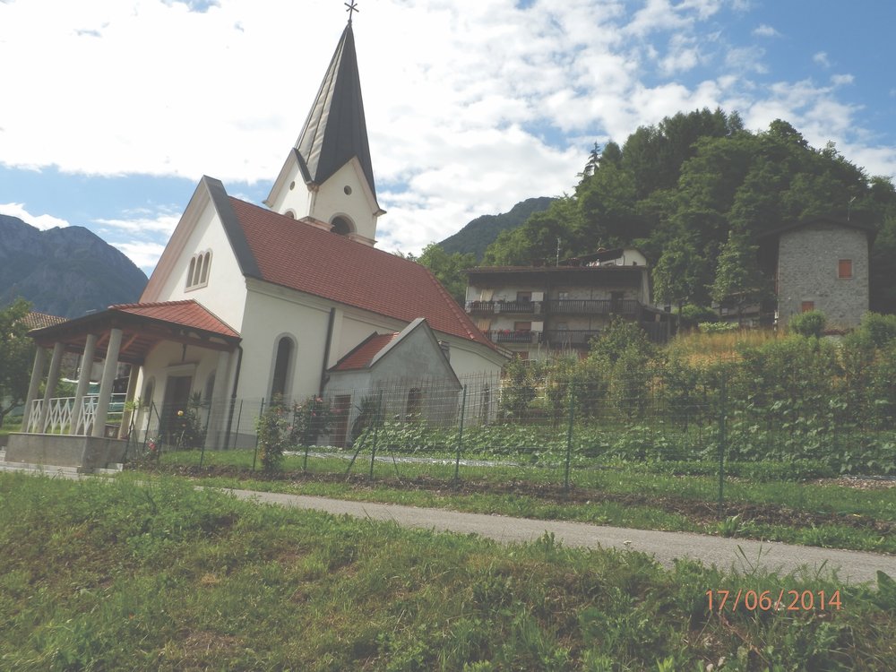 Voltois, chiesa di san Rocco, ricostruzione post terremoto, 1987-1988.