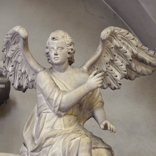 Giuseppe e Giovanni Mattiussi, Altare del Rosario, particolare, XVIII sec, chiesa parrocchiale di San Pietro Apostolo, Azzano Decimo