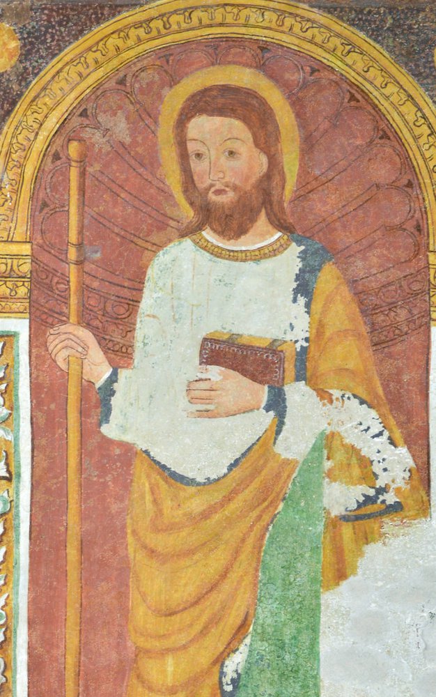 Pietro Gorizio, San Giacomo Maggiore, fine del sec. XV, Oratorio di Santa Lucia in colle, Azzano Decimo