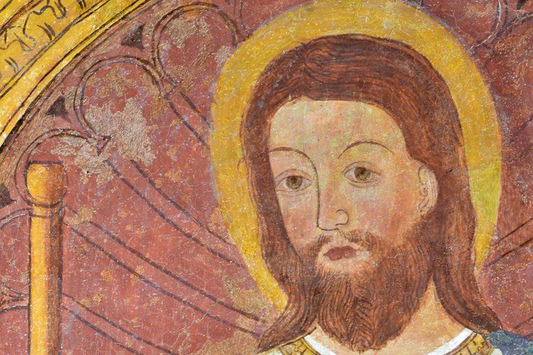 Pietro Gorizio, San Giacomo Maggiore, fine del sec. XV, particolare, Oratorio di Santa Lucia in colle, Azzano Decimo