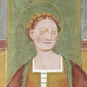 Andrea Bellunello (seguace di), Santa Lucia, 1516, Oratorio di Santa Lucia in colle, Azzano Decimo