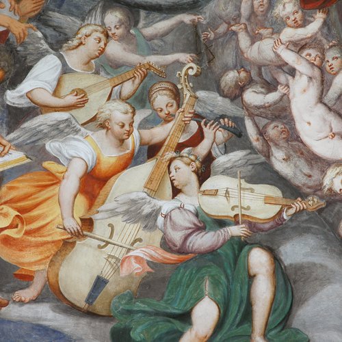 Pomponio Amalteo, Ascensione, 1535-1546, particolare