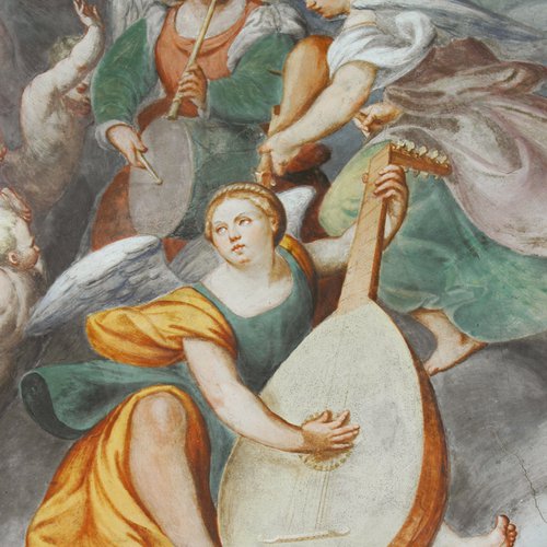 Pomponio Amalteo, Ascensione, 1535-1546, particolare