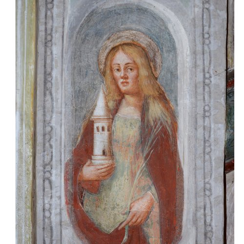 Santa Barbara, Sottarco dell'abside, Chiesa di Sant'Antonio Abate, San Daniele del Friuli