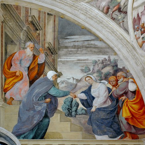 Pomponio Amalteo, Visita ad Elisabetta