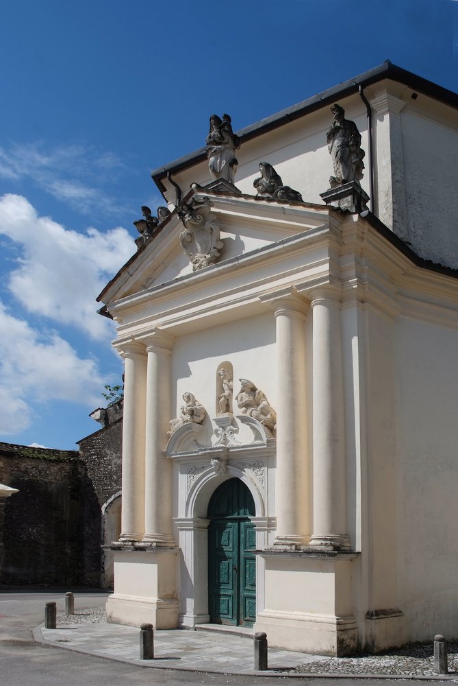Cappella  Manin, facciata, particolare