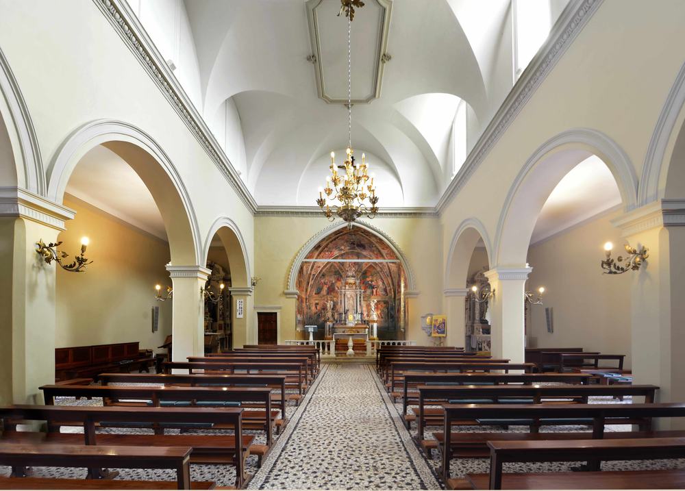 Chiesa di Santa Maria Maggiore, navata principale, Lestans