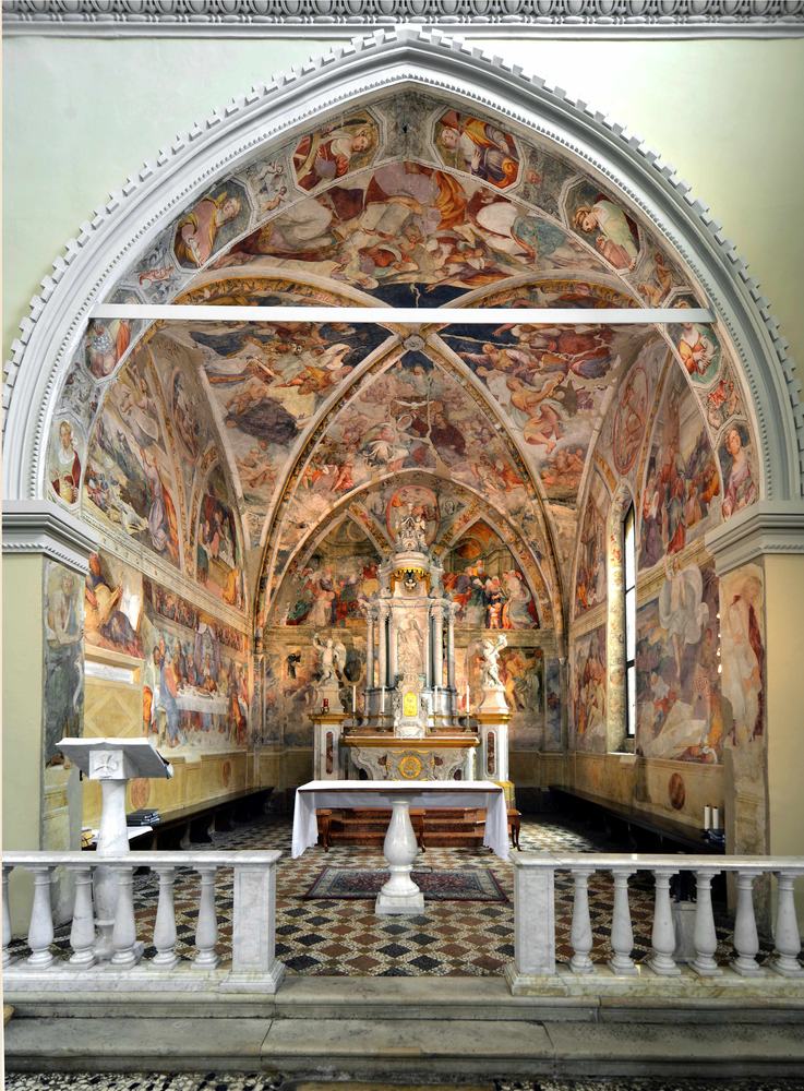 Chiesa di Santa Maria Maggiore, coro affrescato da Pomponio Amalteo, Lestans