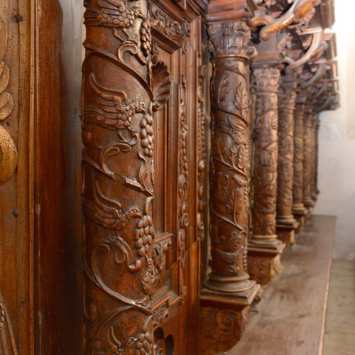 Coro ligneo, particolare