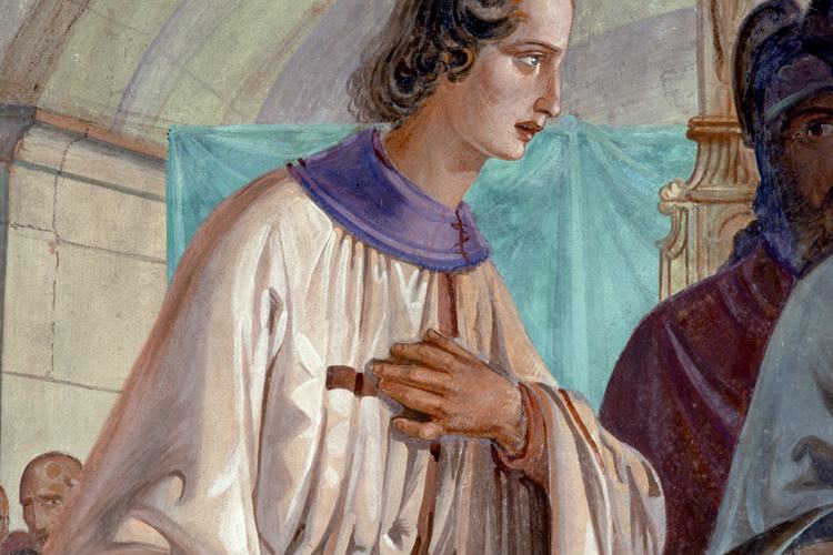 Chiesa di San Lorenzo martire di Talmassons, Rocco Pittaco, Cattura di papa Sisto II, particolare, 1850