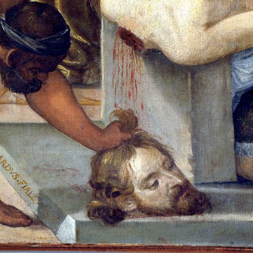 Odoardo Fialetti, Decollazione di S.Giovanni Battista (particolare), sec. XVII