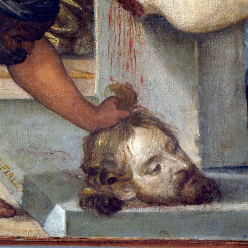 Odoardo Fialetti, Decollazione di S.Giovanni Battista (particolare), sec. XVII