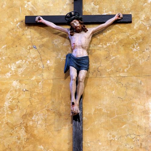 Chiesa parrocchiale di Variano, Ludovico Olivo, Crocifisso, 1711