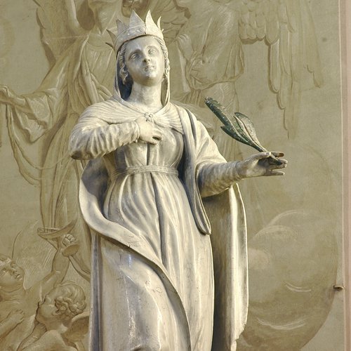 Pietro Pini, statua di S. Giustina, 1645
