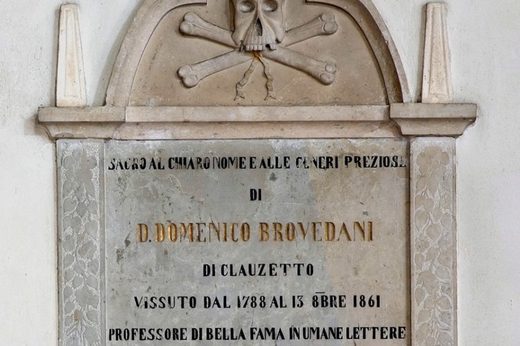 Lapide commemorativa dedicata all’arciprete Domenico Brovedani (1778-1861)