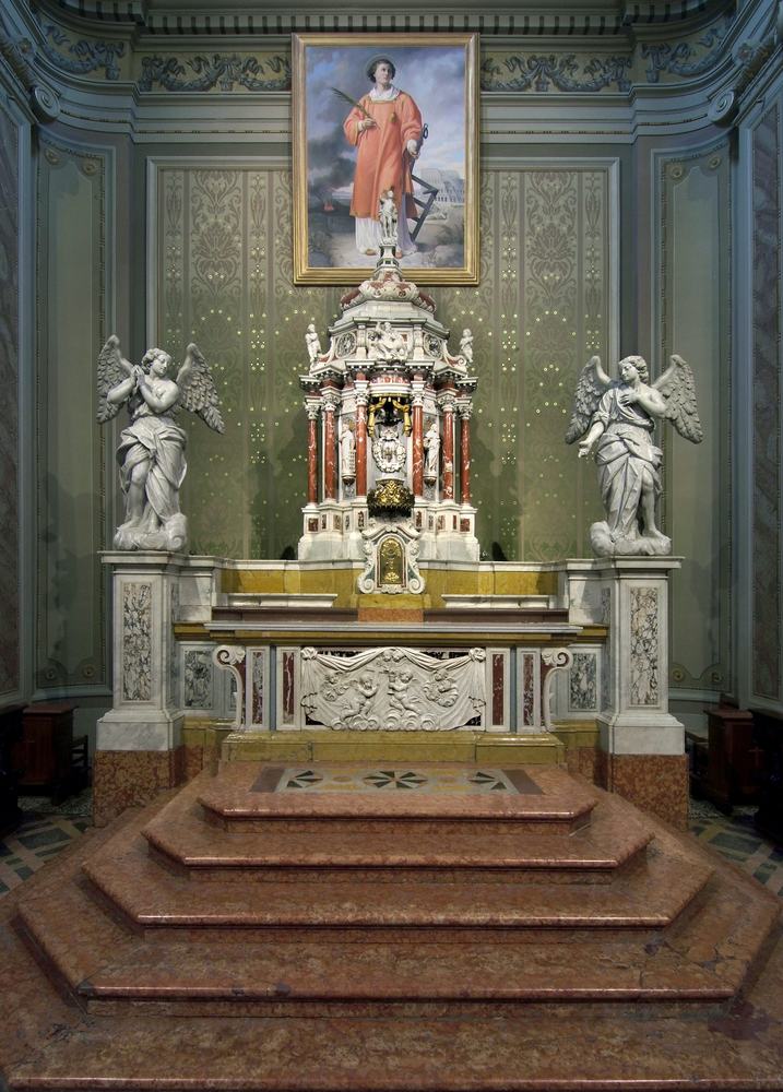 Chiesa di San Lorenzo martire di Talmassons, Pasqualino Lazzarini, Altare maggiore, 1731