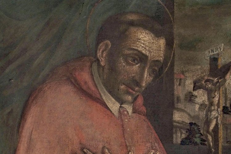 Pittore friulano, San Carlo Borromeo, sec. XVII