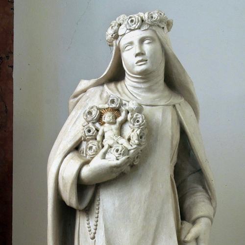 Chiesa parrocchiale di Variano, Simone Periotti, Santa Rosa da Lima, Altare della Beata Vergine del Rosario, 1745