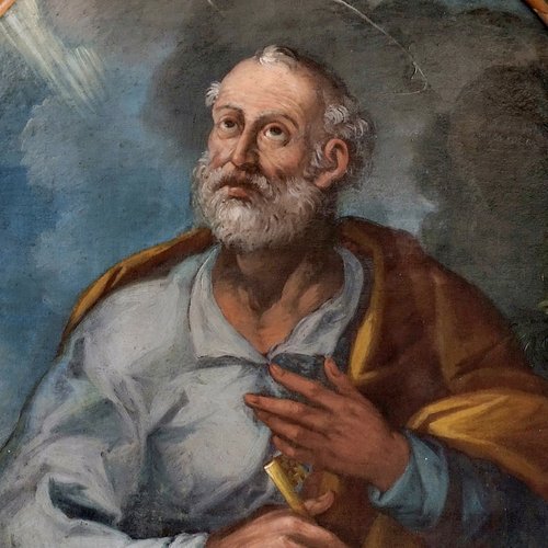 San Pietro, ovale nella sacrestia