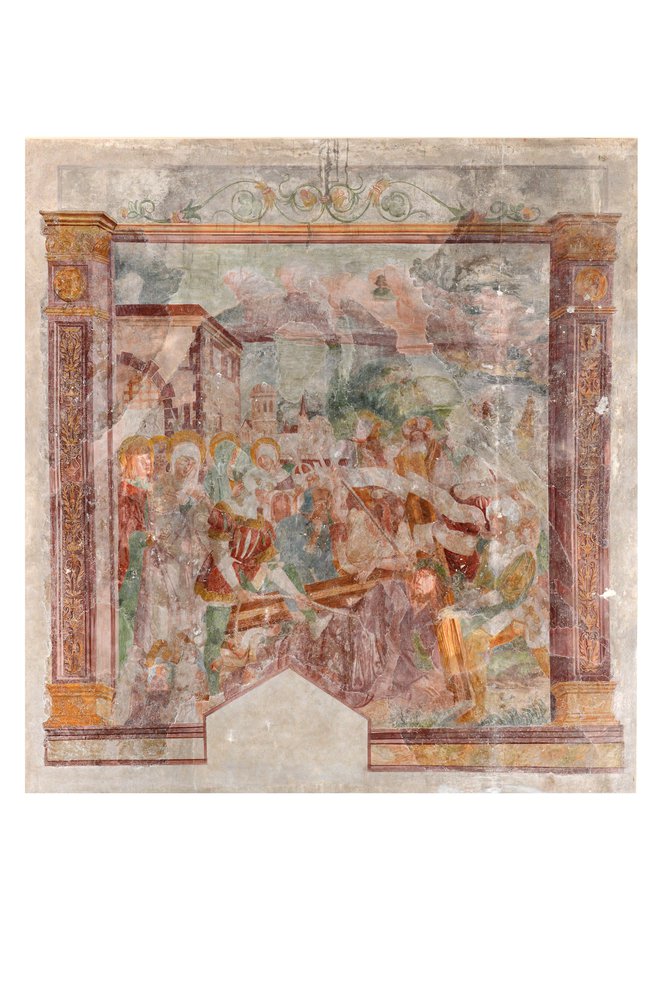 La salita al Calvario, XVI secolo