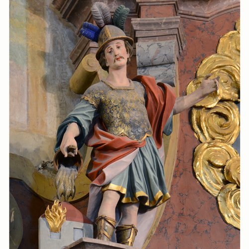 Altare di Sant'Anna, statua