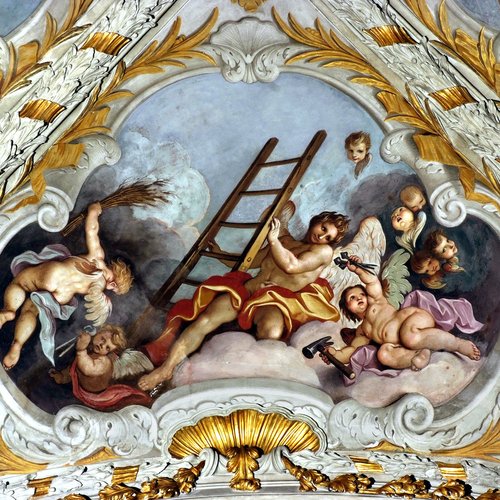 Louis Dorigny, Affreschi sul soffitto del coro, Duomo Udine, 1727