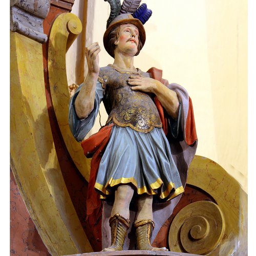 Altare di Sant'Anna, statua