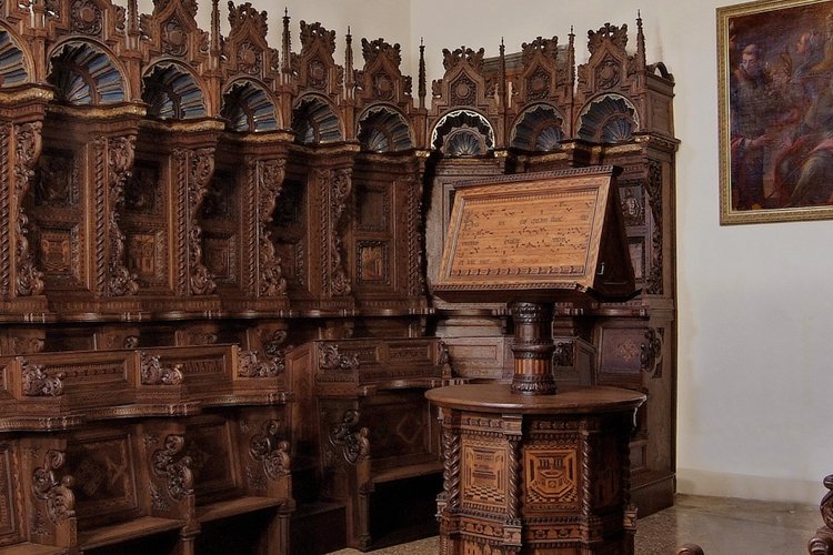 Duomo di Spilimbergo, coro ligneo