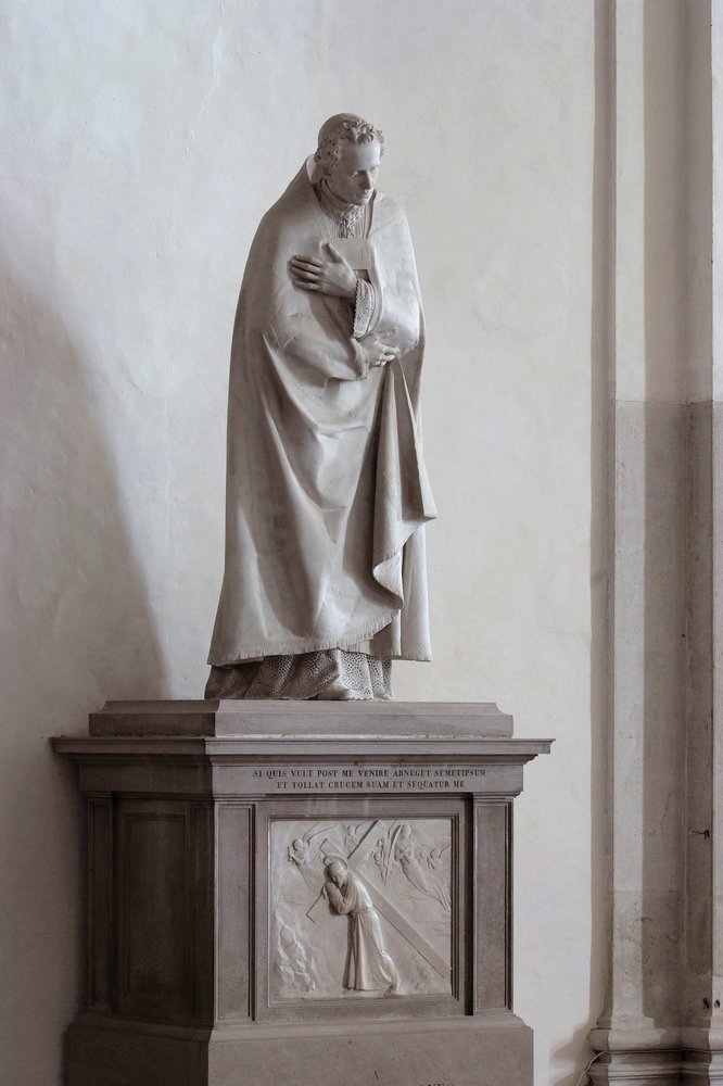 Luigi Minisini, statua dell'arcivescovo Zaccaria Bricito, cappella del SS Sacramento